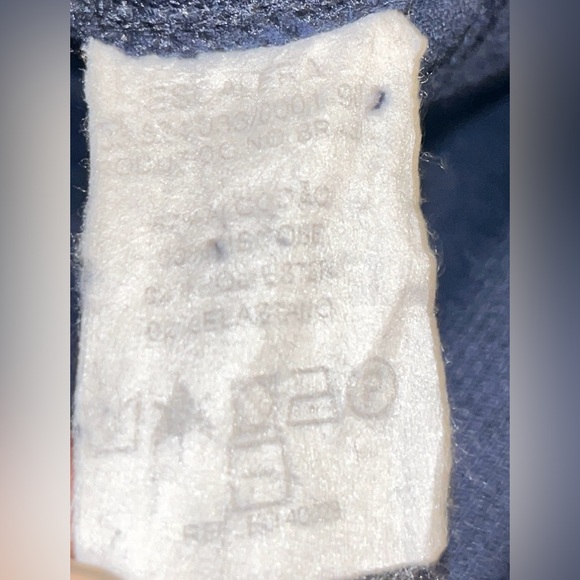 ALCACUZ Blue Textured Corduroy straight Leg Pants Size Eu 42 US 12 Inseam 30” - Picture 3 of 4